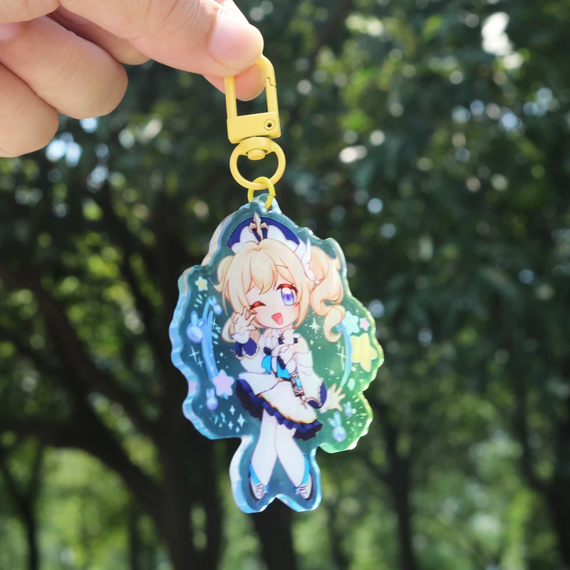 Изготовленные на заказ полупрозрачные брелки с принтом - Фотография_5