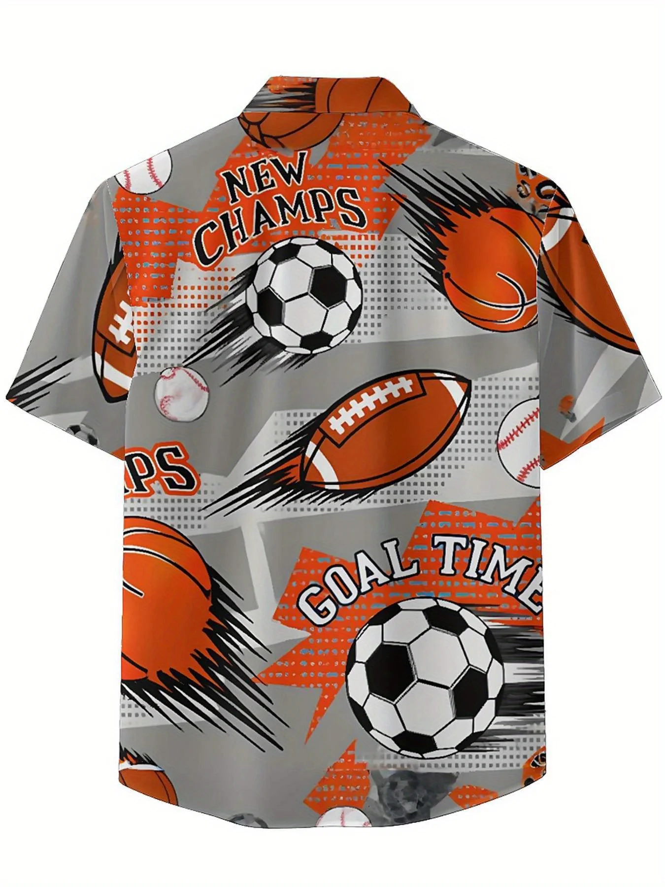 Мужские гавайские рубашки больших размеров для футбола - Фотография_3