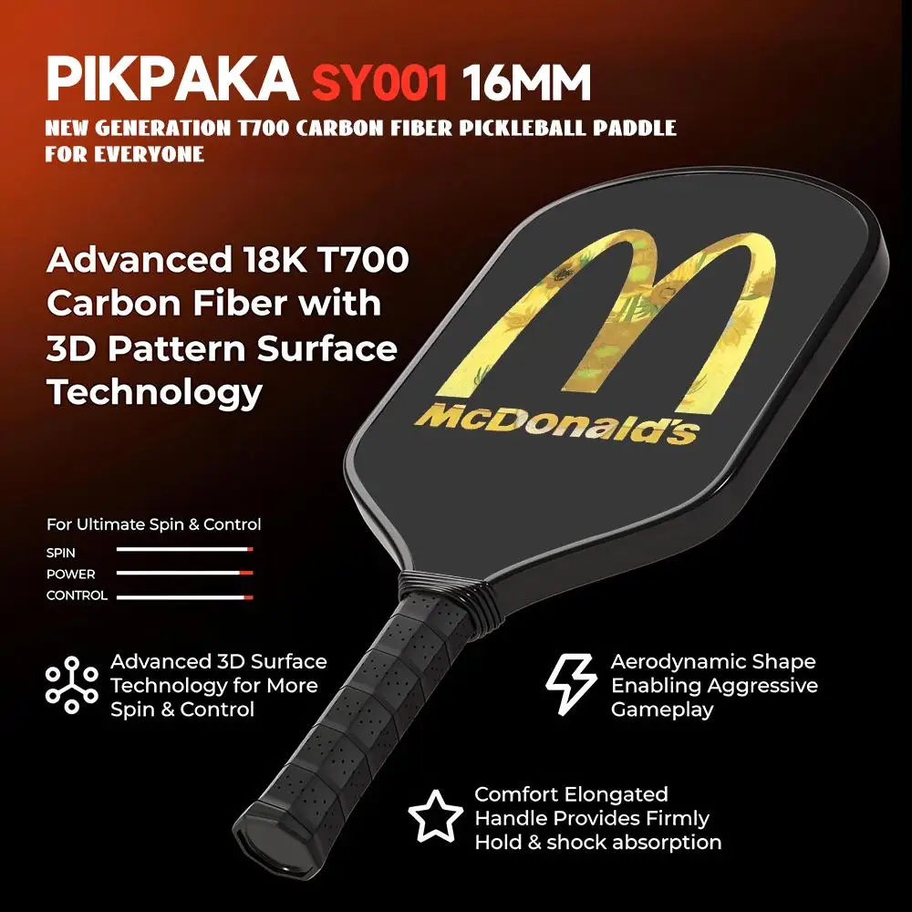 Прохладное весло для пиклбола m-mc-donald'ss t700 - Фотография_5