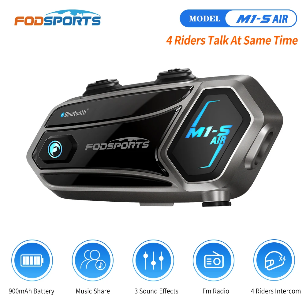Мотоциклетная гарнитура fodsports m1-s air