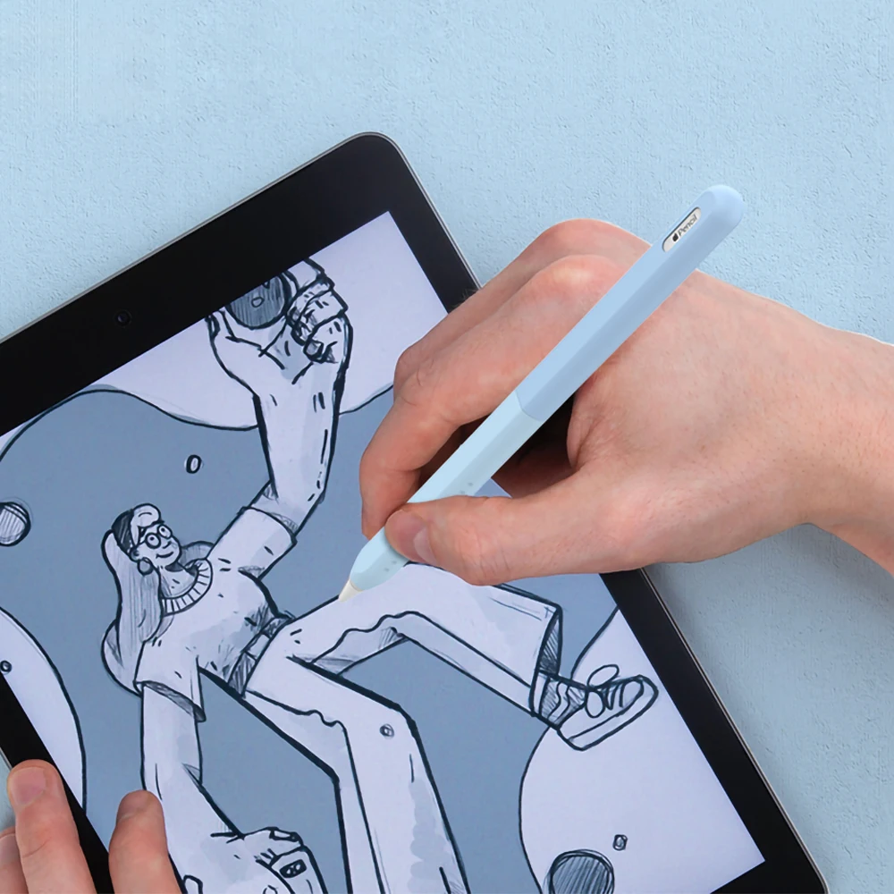 Жидкий силиконовый чехол для apple pencil 2.0 pro - Фотография_5