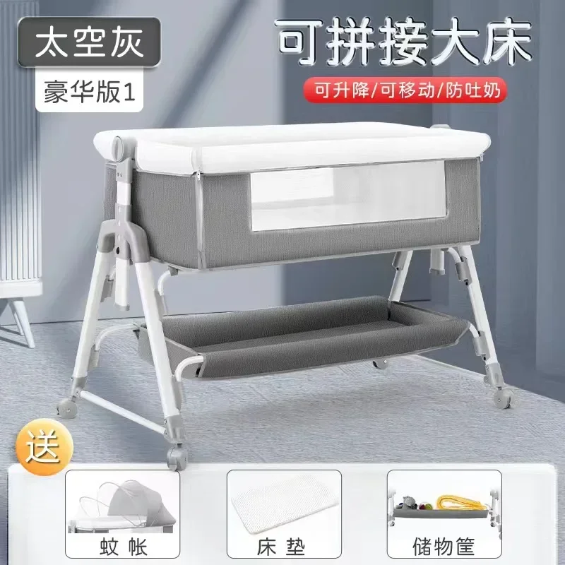 Многофункциональная простая детская кроватка для домашнего использования - Фотография_6