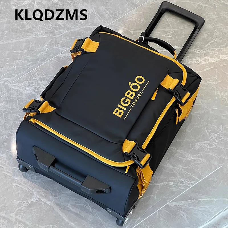 Klqdzms женский чемодан из ткани оксфорд