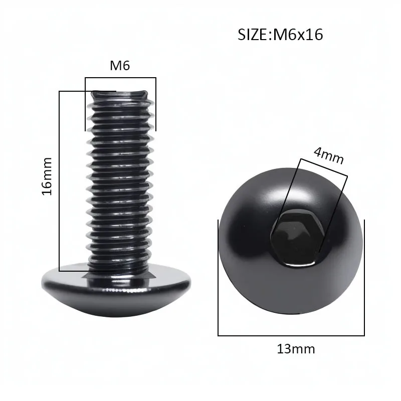 Черные винты с шестигранной головкой - Фотография_5