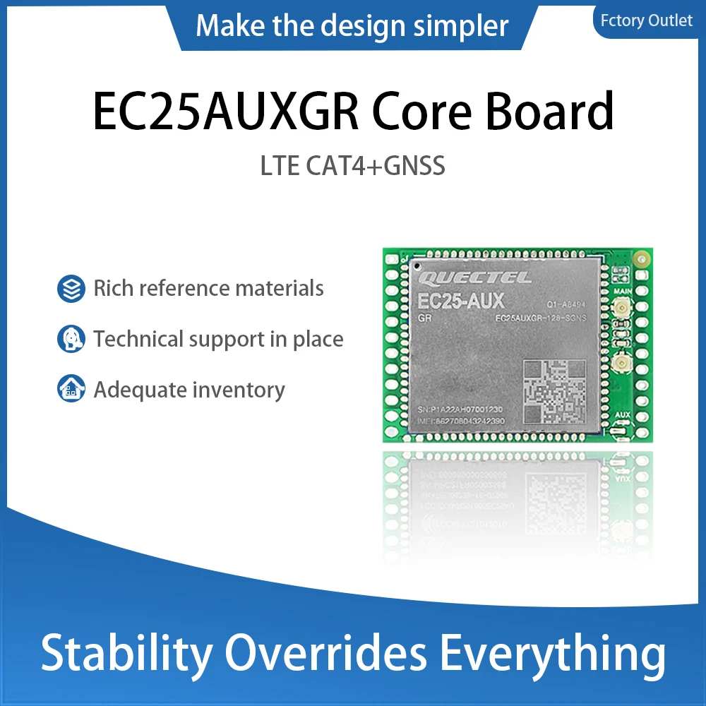 Макетные платы lte cat4 ec25auxgr стандартная плата 1 шт