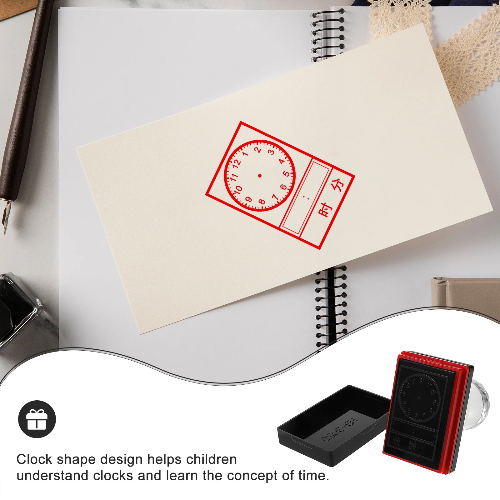 С четким узором, штамп для часов