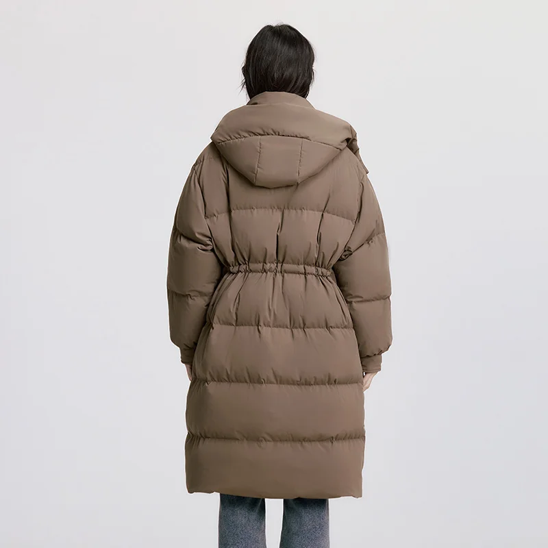 Semir пуховое пальто женское длинное - Фотография_6
