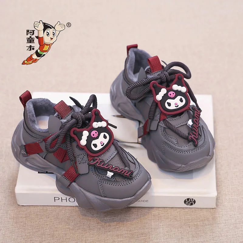 Спортивная обувь для девочек и детей с плюшевым рисунком куроми - Фотография_4