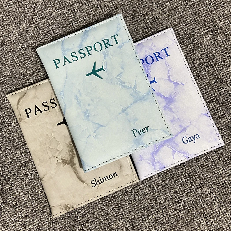 Персонализированная розовая обложка для паспорта с именами - Фотография_4