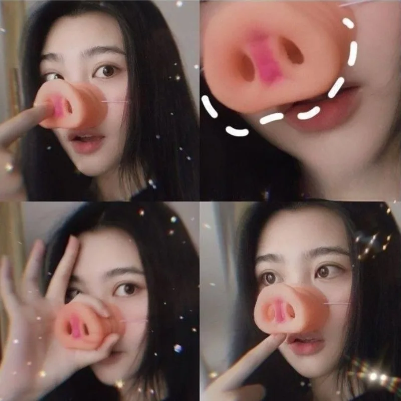 Забавная латексная маска со свиньей - Фотография_4