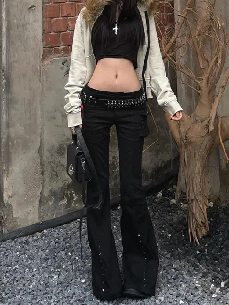 Женские длинные брюки dark academia - Фотография_2
