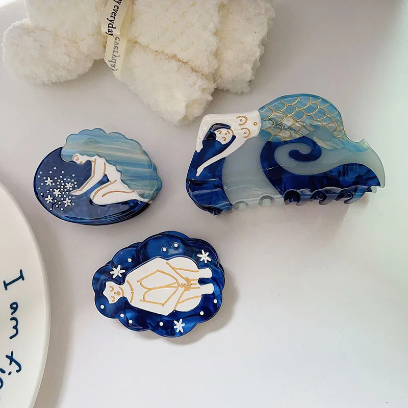 Милые мультяшные зажимы для волос с морской русалочкой - Фотография_2