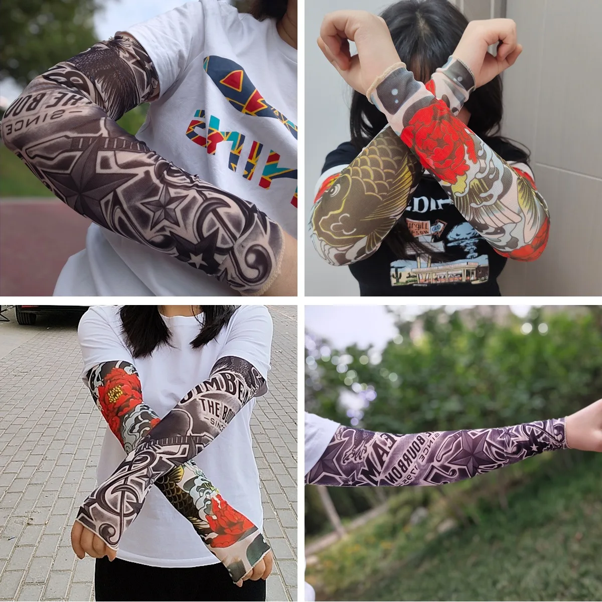 Рукава с татуировкой больших размеров для езды на велосипеде - Фотография_5