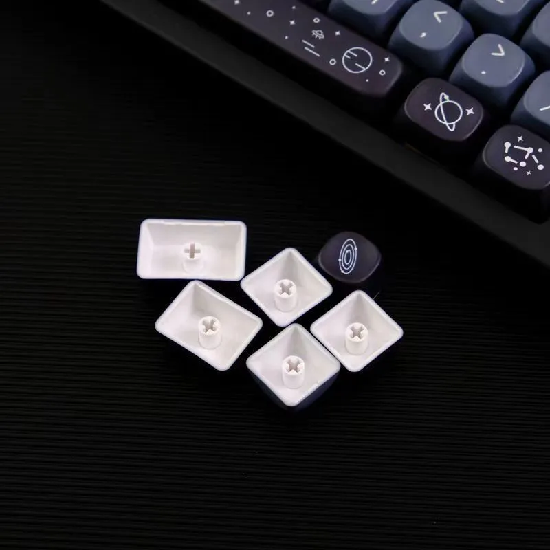 Черно-белые колпачки для клавиш galaxy pbt - Фотография_6