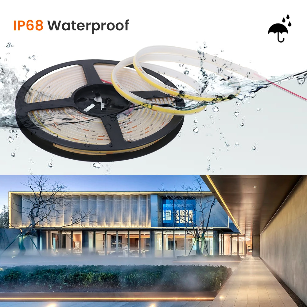 Ip68 водонепроницаемая лента cob - Фотография_4