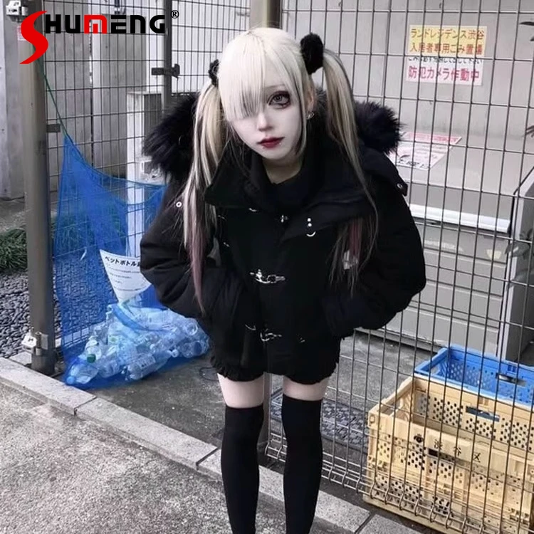 Субкультура, готические темно-черные шорты