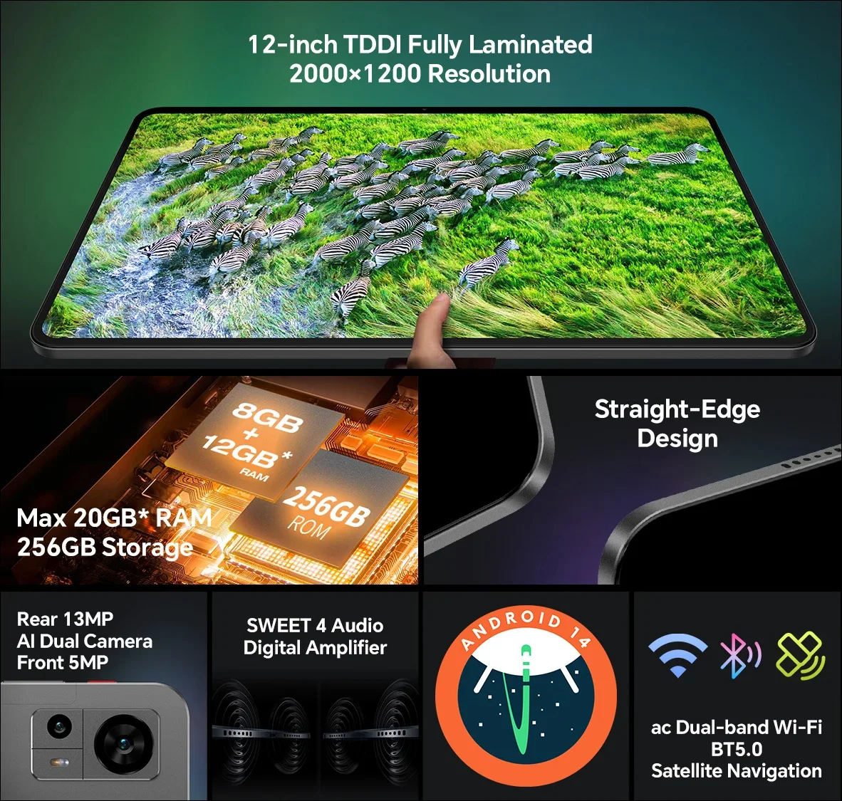 Teclast t60 12-дюймовый 2k-планшет - Фотография_2