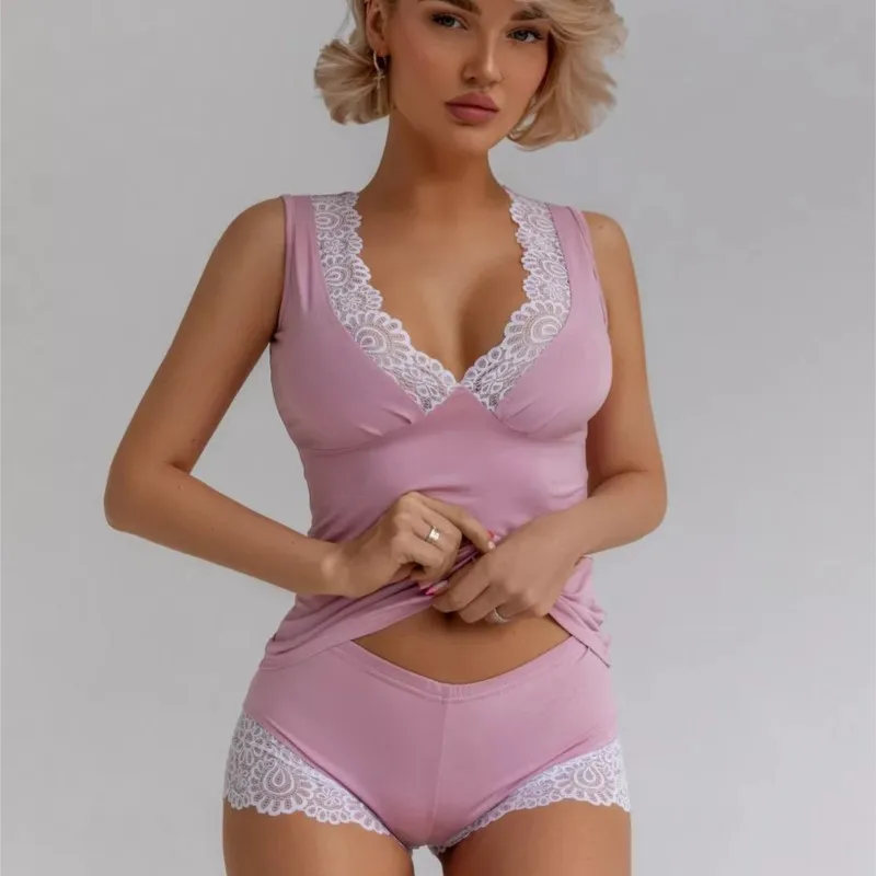 Летние женские сексуальные пижамы - Фотография_6