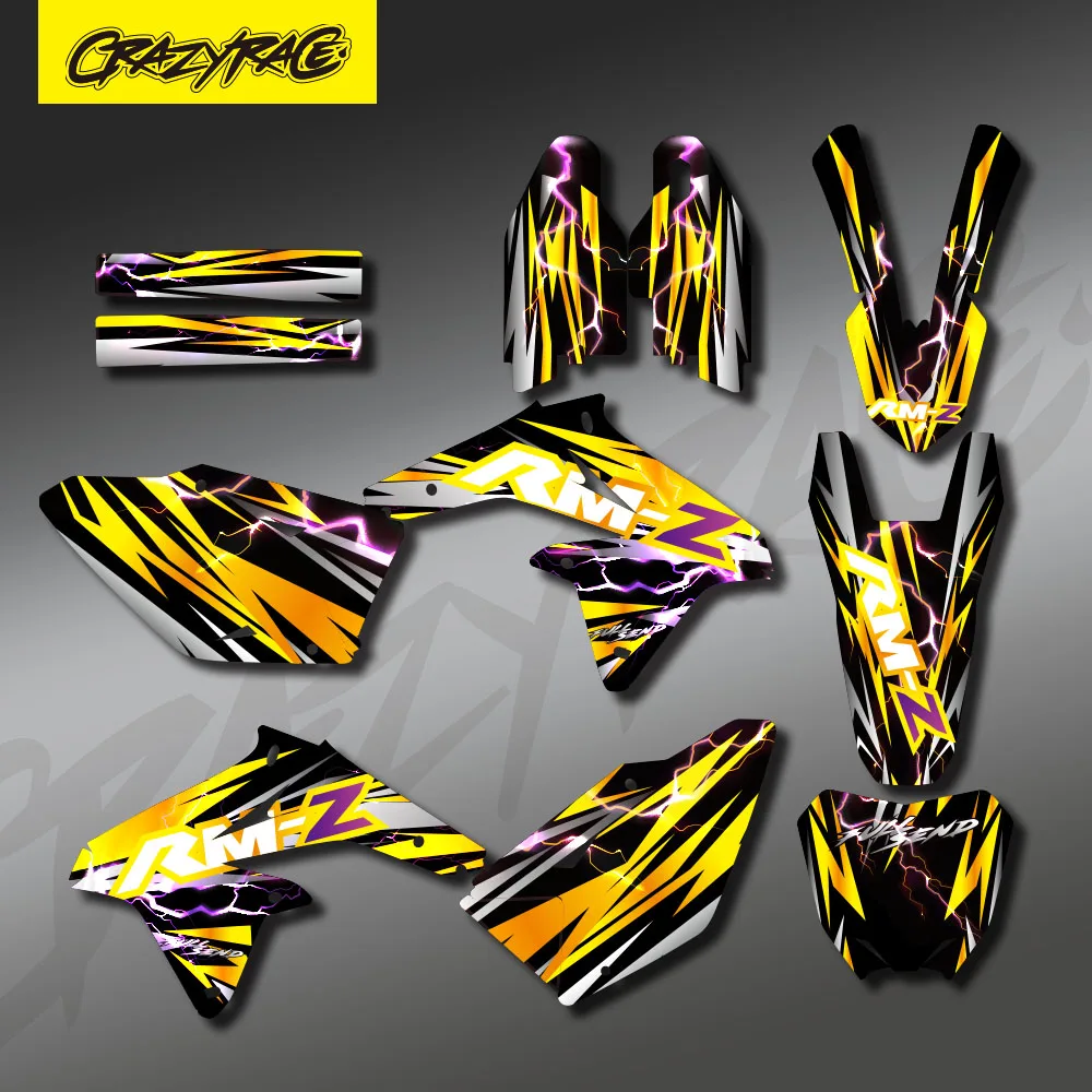 Crazyrace наклейка на обтекатель мотоцикла с графикой - Фотография_2