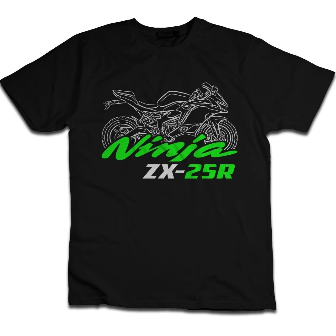 Японская мотоциклетная футболка ninja zx-25r - Фотография_3