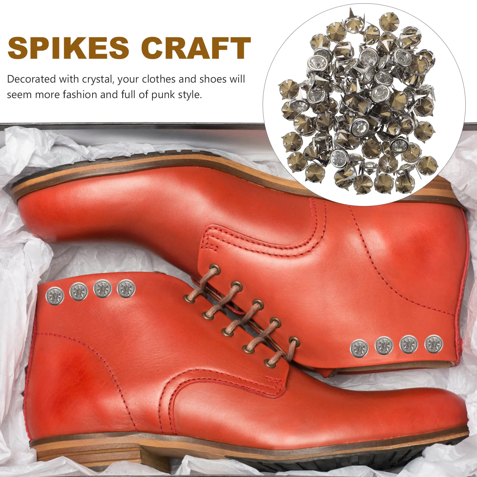 Заклепки с кристаллами и стразами - Фотография_2