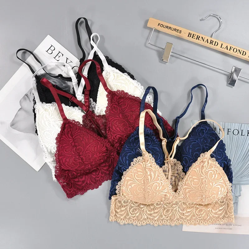 Французский сексуальный бюстгальтер с треугольной чашкой - Фотография_2