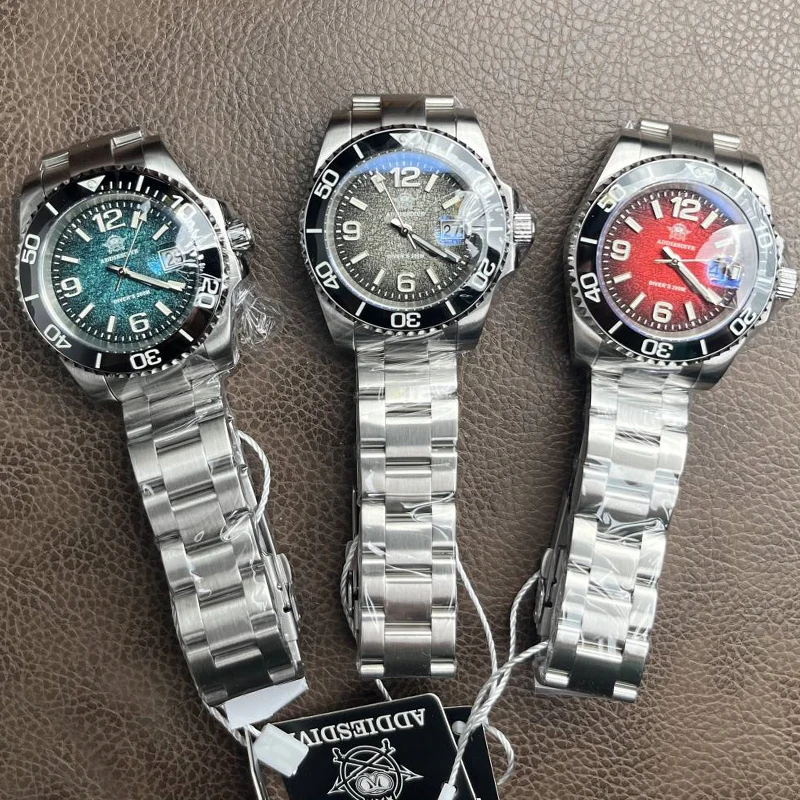 Addiesdive новые водонепроницаемые мужские часы с вращающимся безелем - Фотография_2