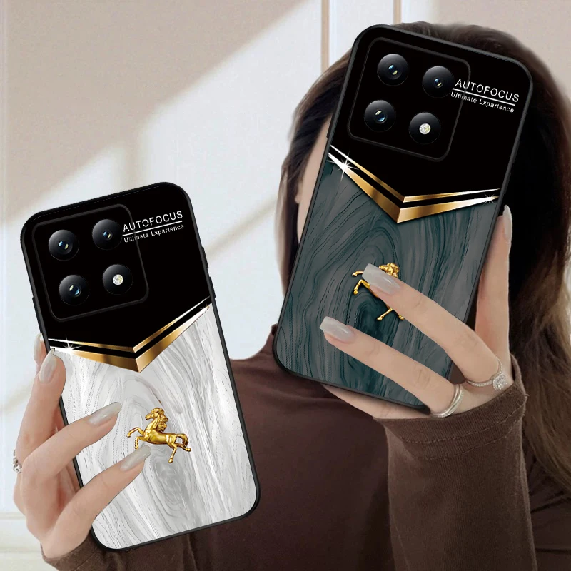 Голова золотой лошади для xiaomi