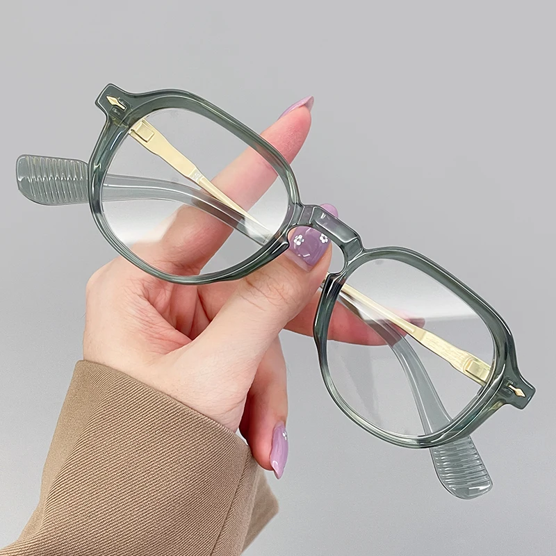 Модные солнцезащитные очки в квадратной оправе с защитой от синего света