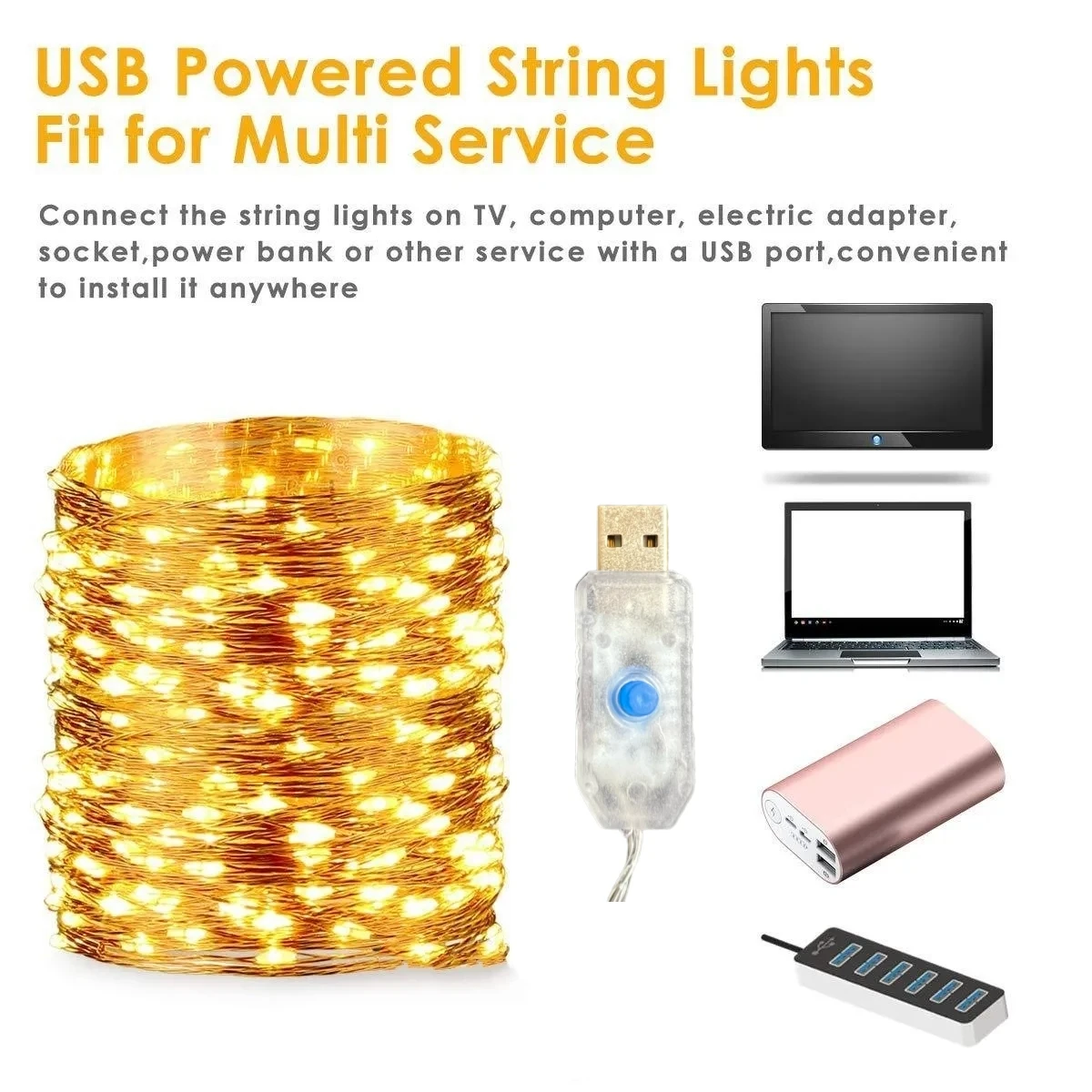 Usb светодиодный гирляндный светильник - Фотография_2