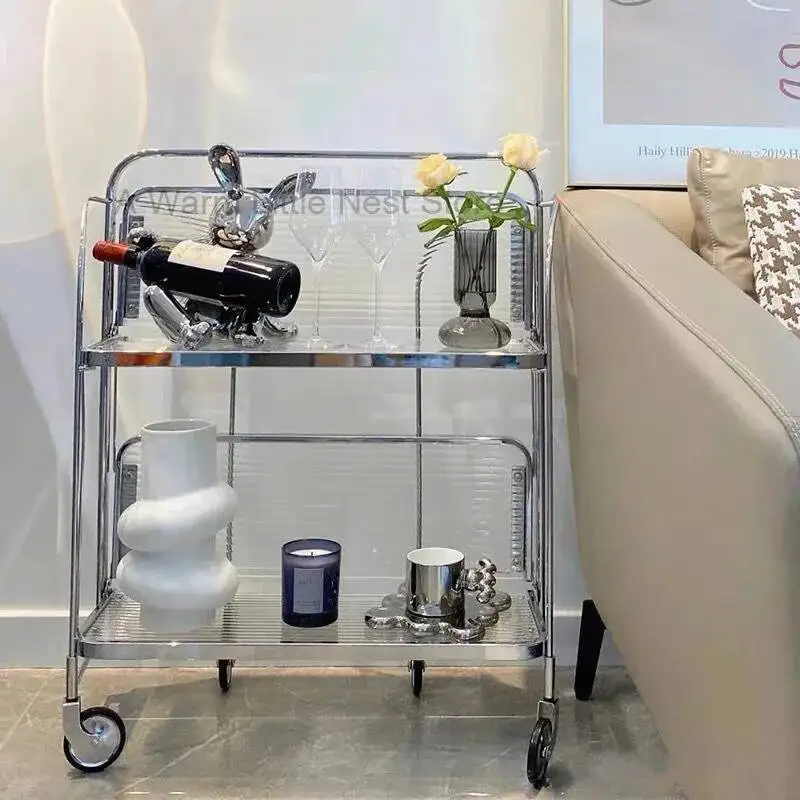 Тележка, прозрачная стеклянная вагон-ресторан