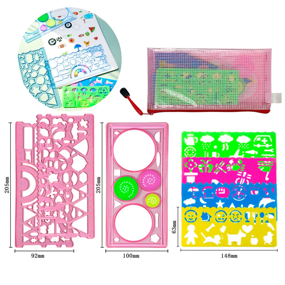 Набор линеек для рисования спирографа