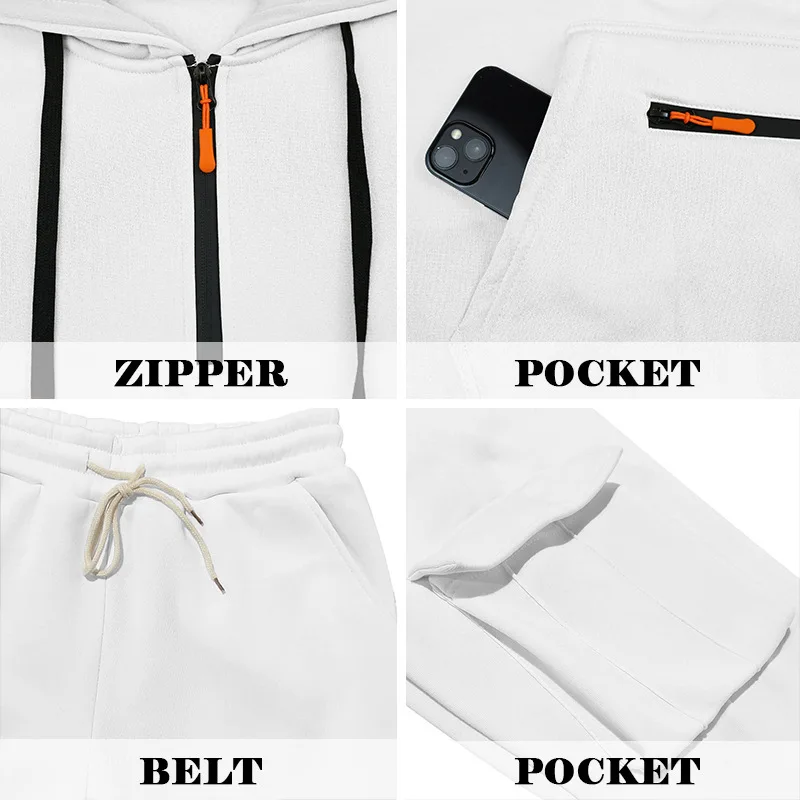 Мужской бархатный костюм с капюшоном из ягненка - Фотография_6