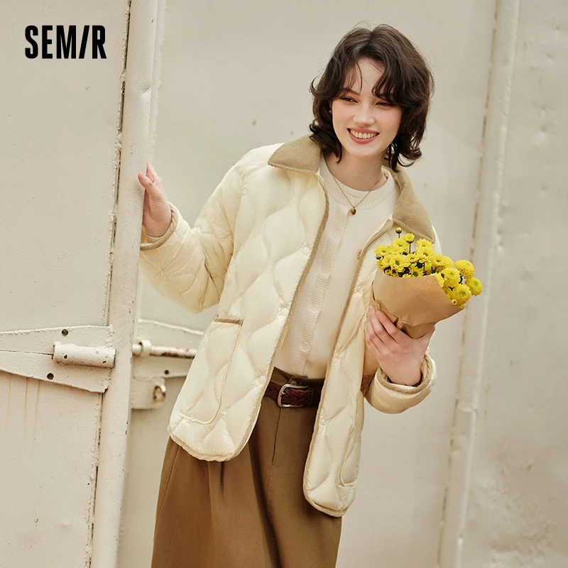 Женский пуховик semir средней длины - Фотография_3