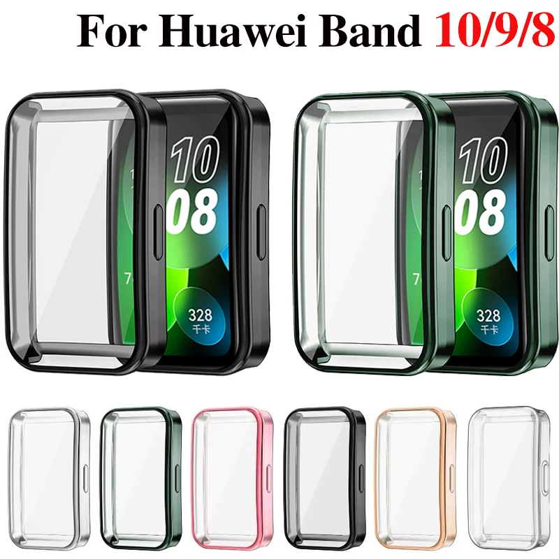 Мягкий чехол из тпу для huawei band 10 9 8