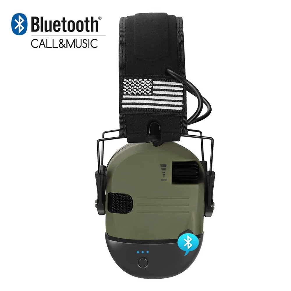 Тактическая электронная противошумная гарнитура для стрельбы с bluetooth - Фотография_2