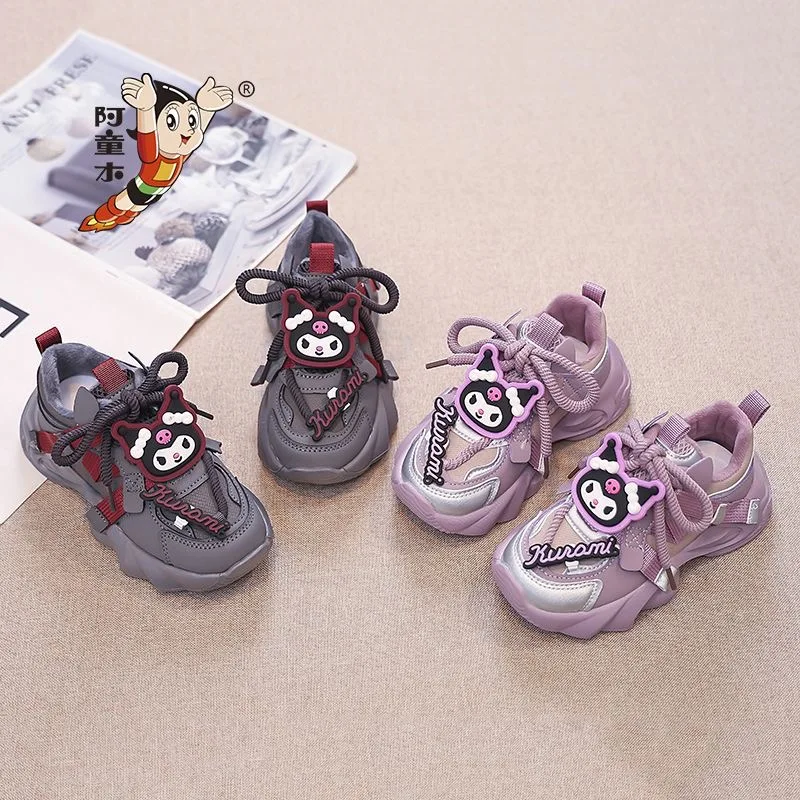 Спортивная обувь для девочек и детей с плюшевым рисунком куроми - Фотография_6