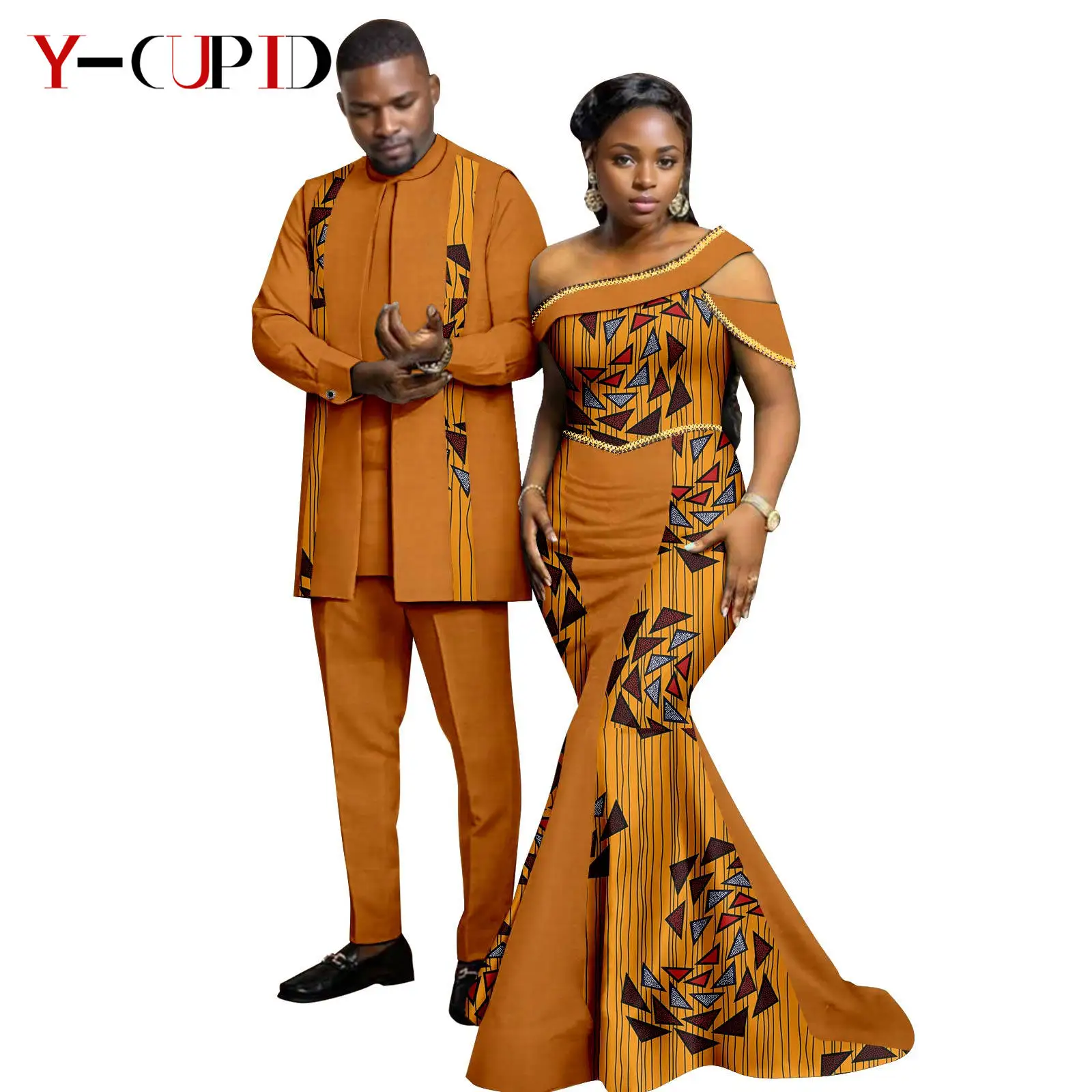 Женские платья с африканским принтом русалки - Фотография_2