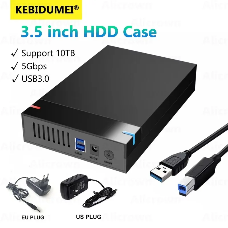 Корпус hdd 3,5-дюймовый внешний считыватель жесткого диска sata-usb 3