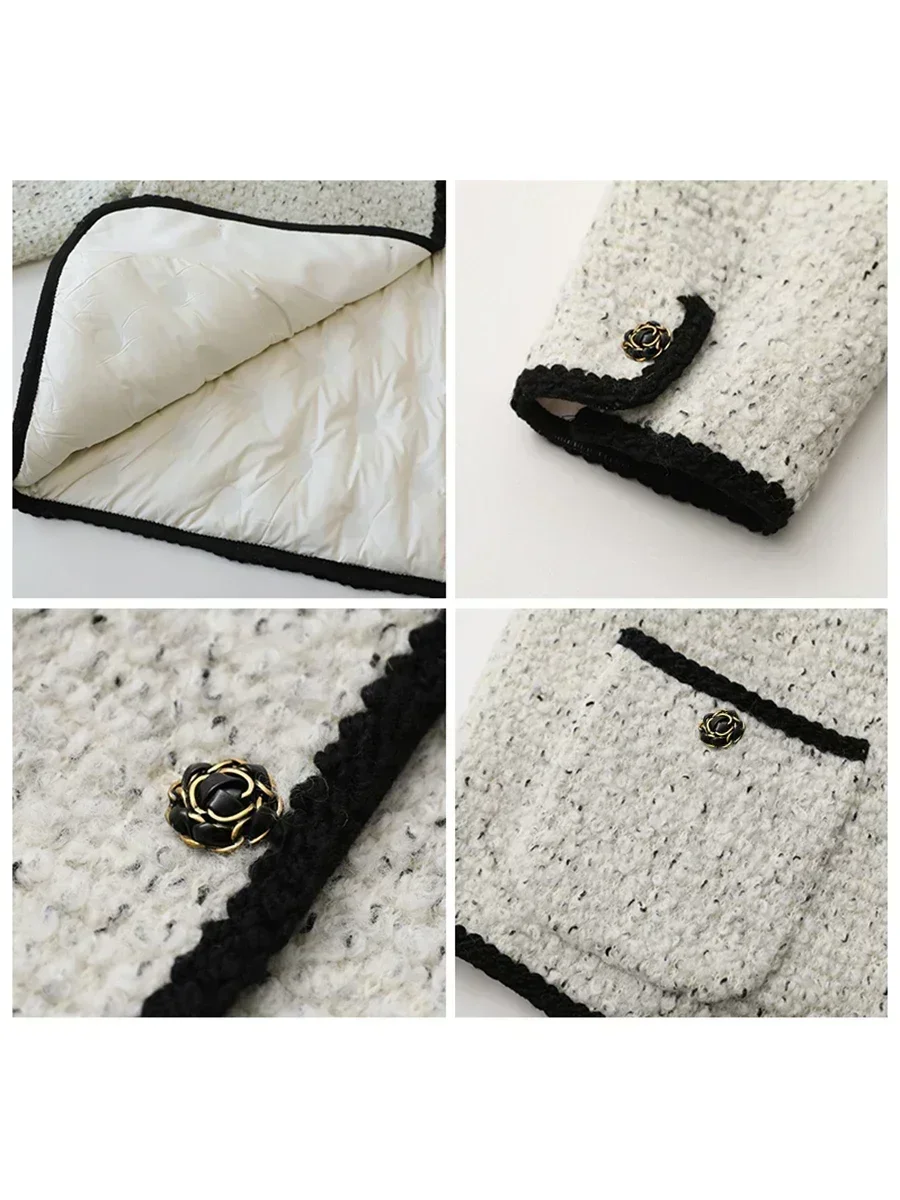 Женское шерстяное пальто chic ven - Фотография_4