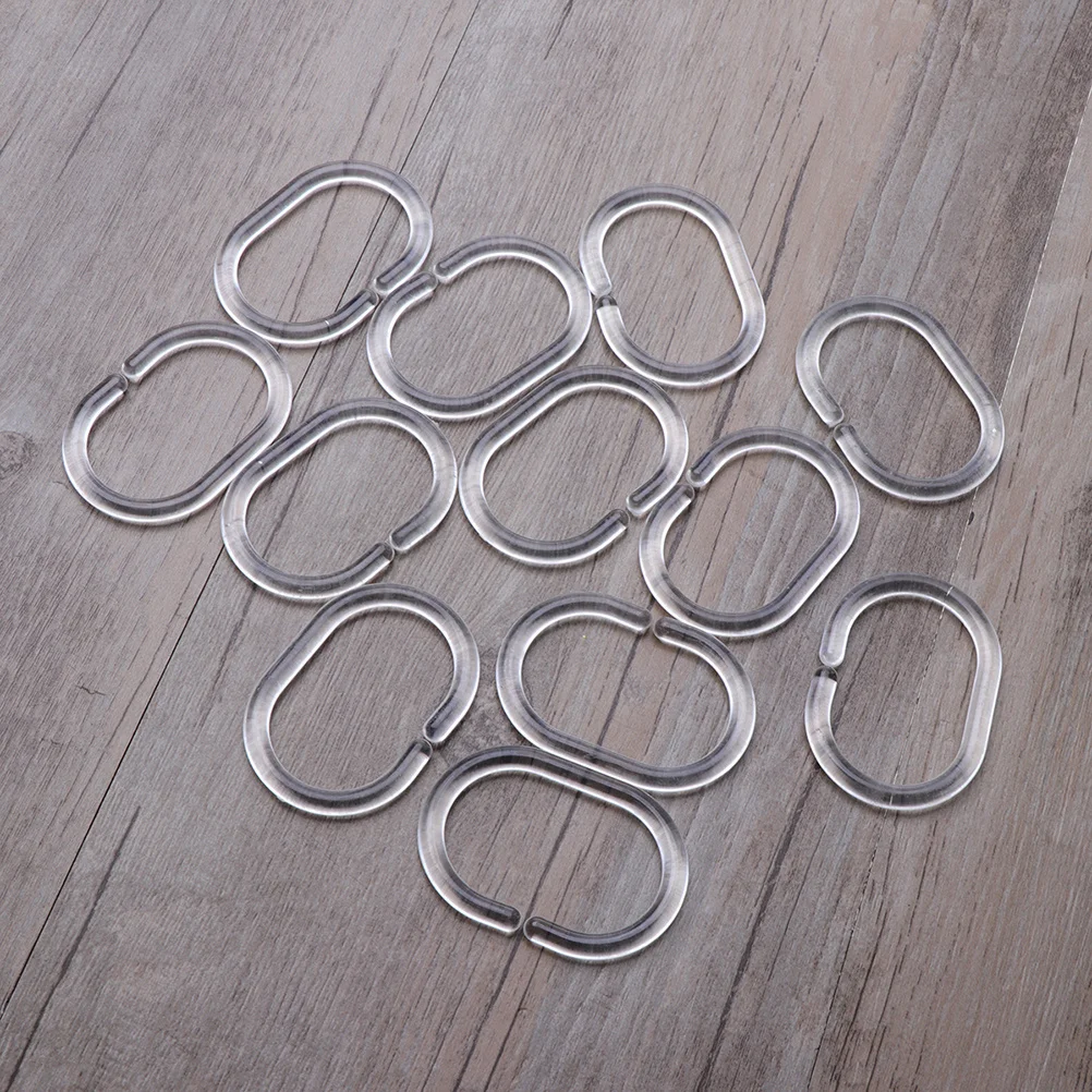 Пластиковые вешалки для занавесок для душа без трения - Фотография_2