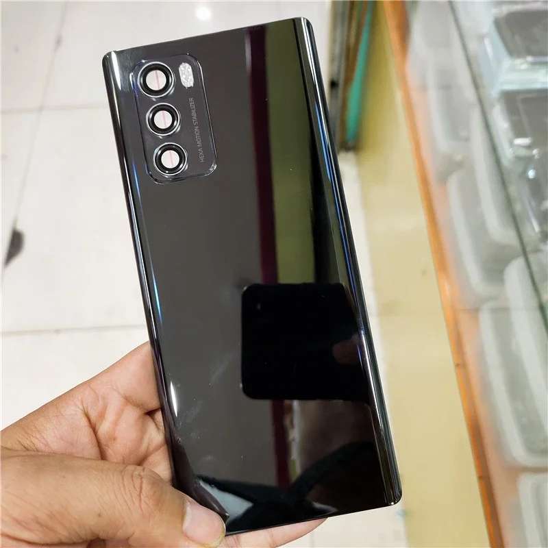 Стеклянная задняя крышка аккумулятора для lg wing 5g lmf100n lm-f100v - Фотография_3
