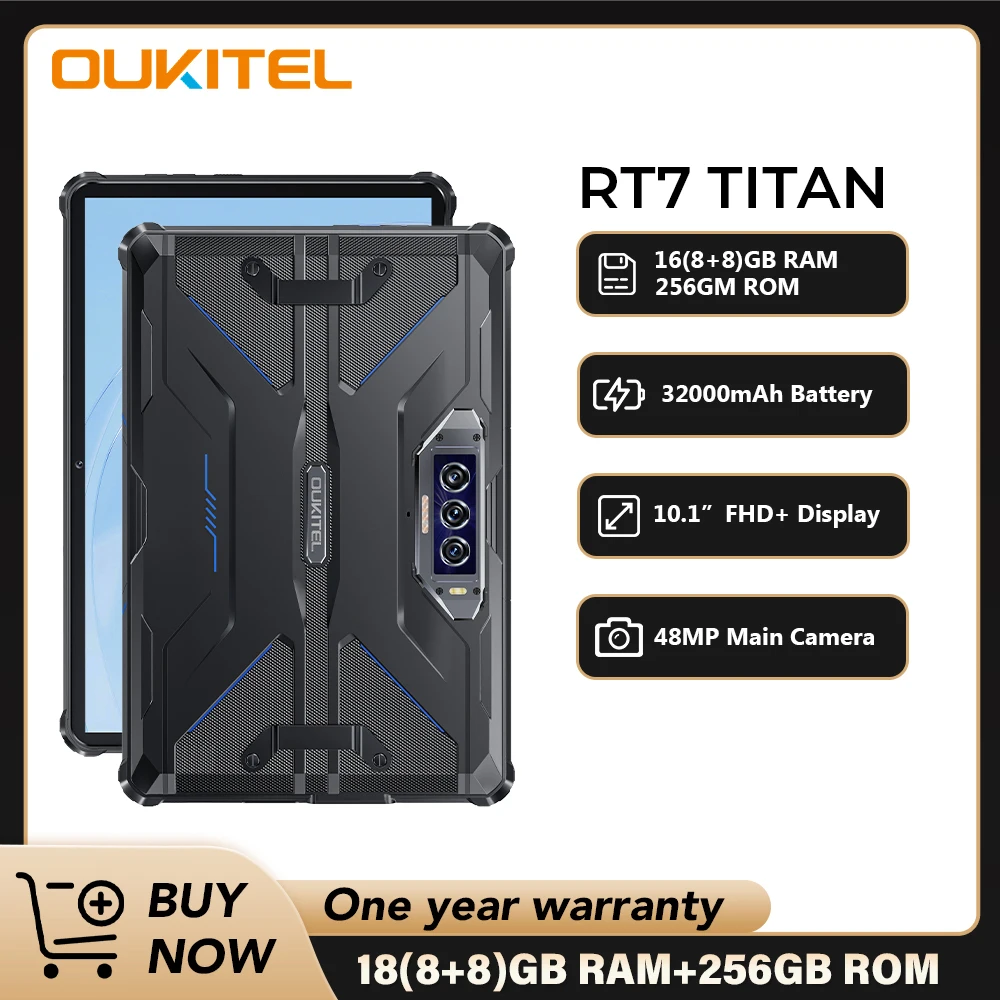Прочный планшет oukitel rt7 titan 4g
