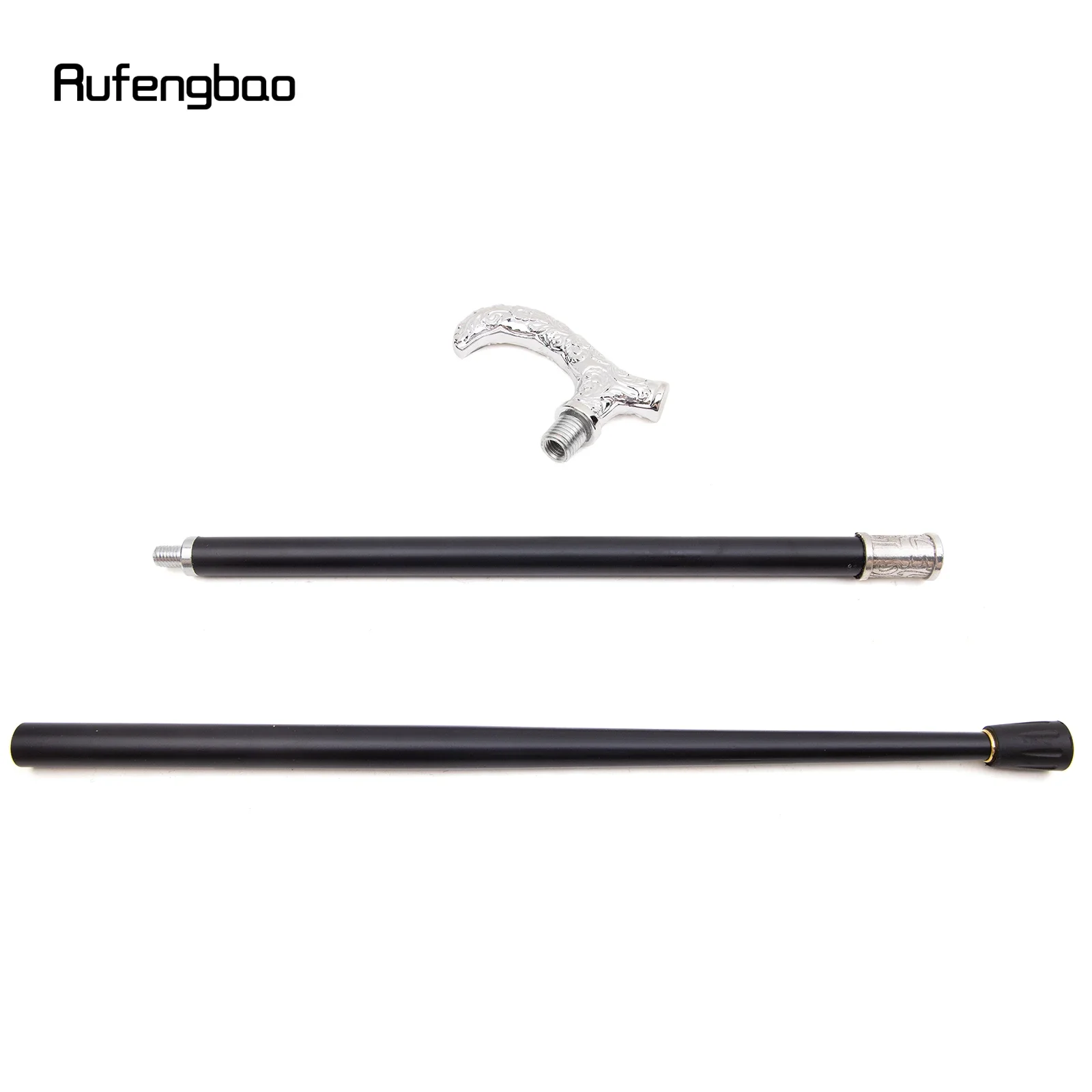 Трость с белым цветочным узором - Фотография_6