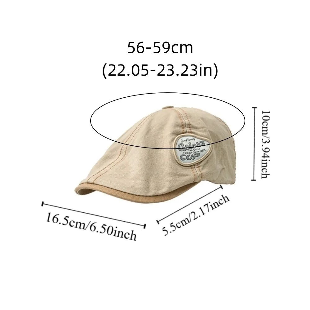 Повседневная винтажная плоская кепка газетчика y2k в японском стиле - Фотография_6