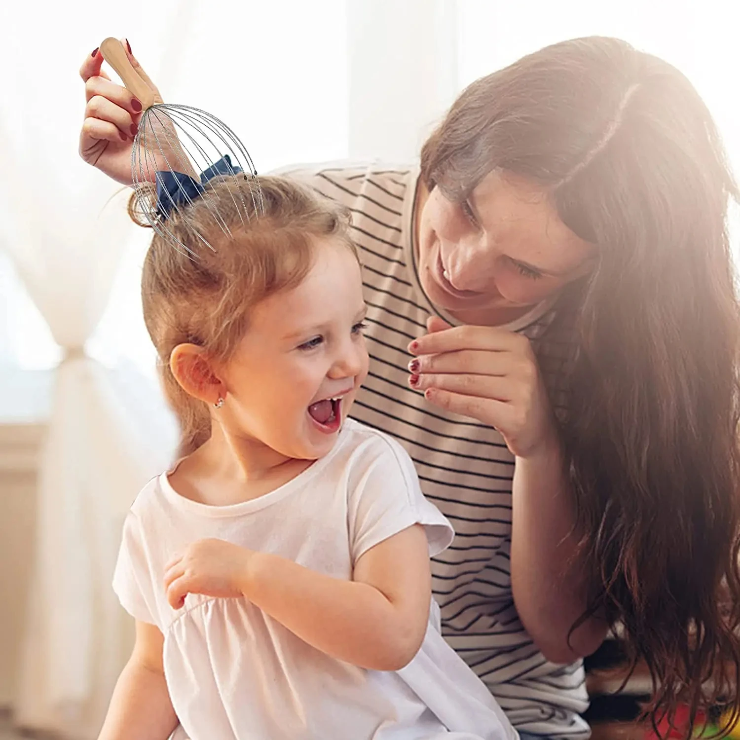 Массаж головы осьминог кожа головы - Фотография_2