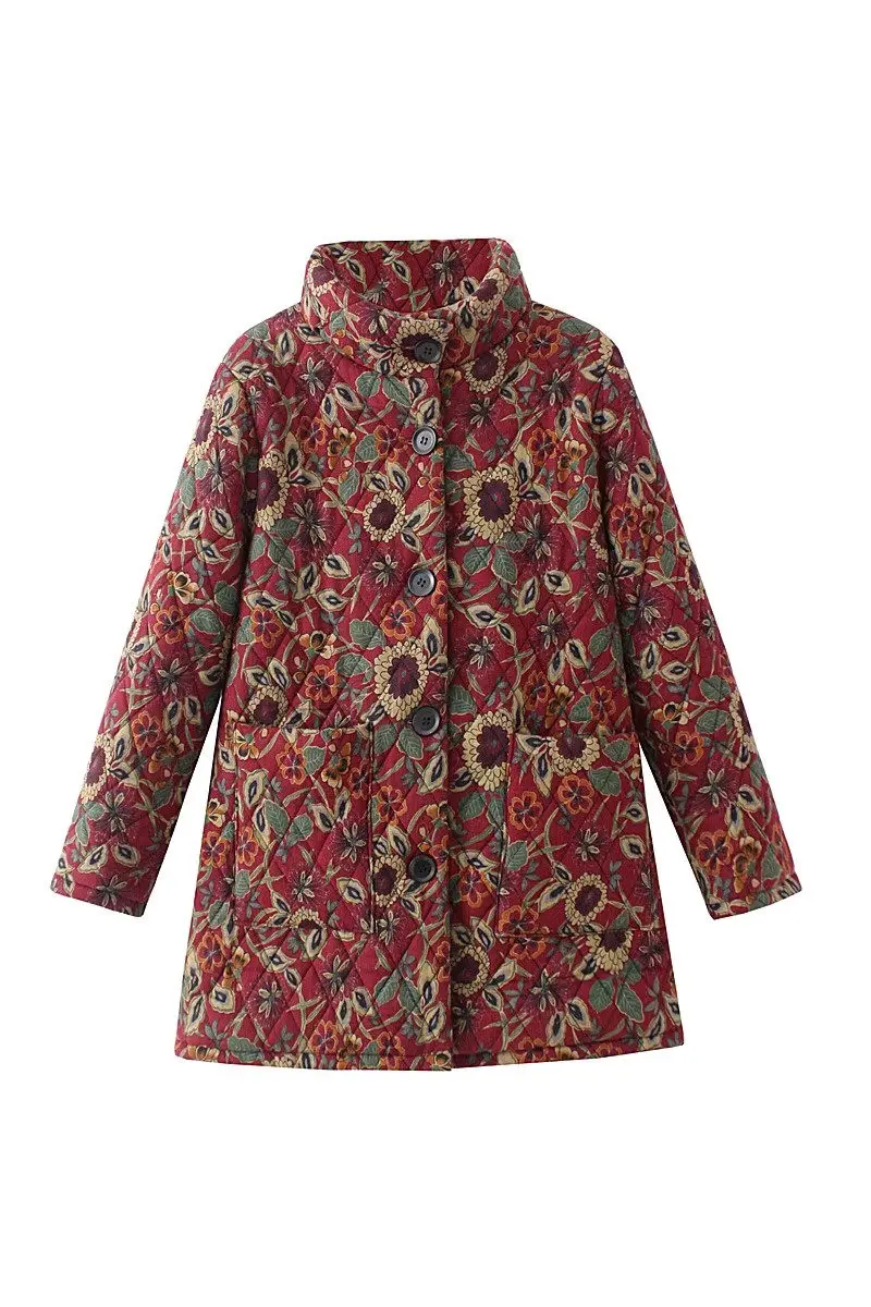 Плюшевое утепленное хлопковое пальто - Фотография_6