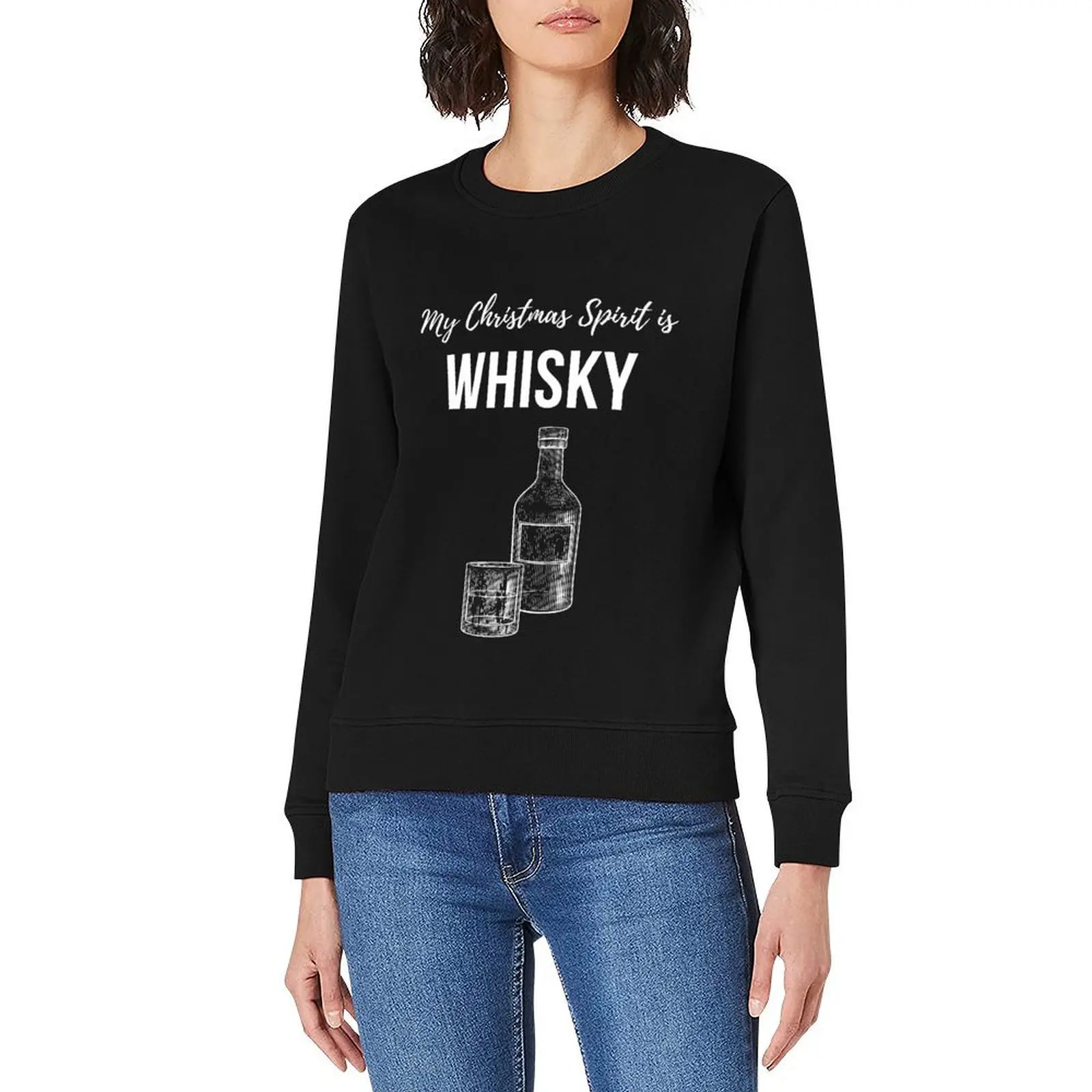 Пуловер my christmas spirit is whisky - Фотография_3
