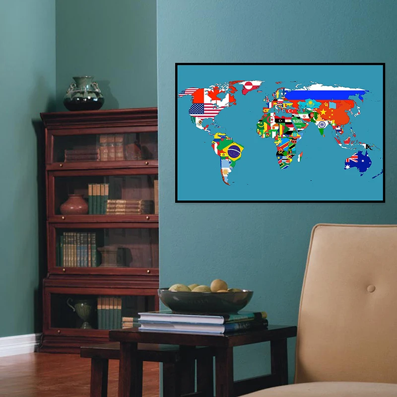 Карта мира 59x42 см - Фотография_2