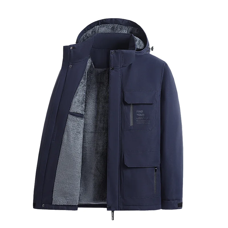 Мужская утолщенная ветрозащитная